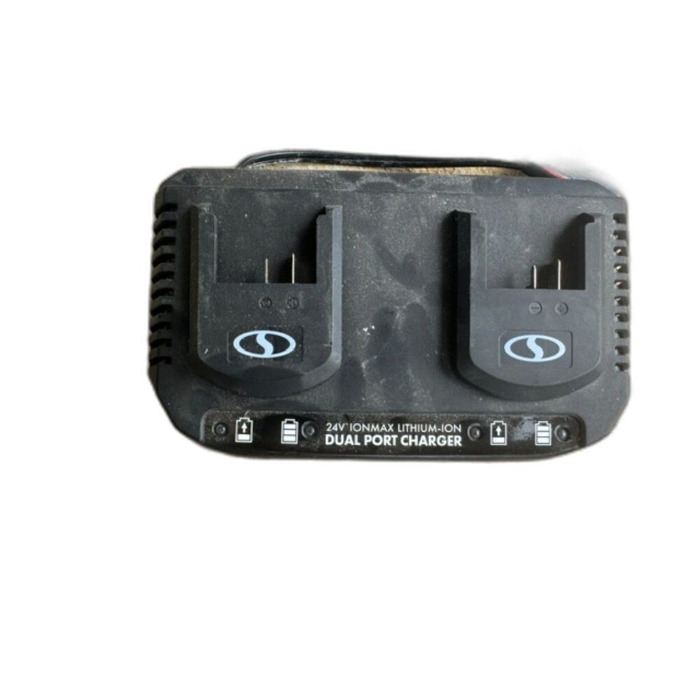 Snow Sun Joe 24V iON+ Dual Port Quick Charge Docking Station Charger 24VCHRG-DPC